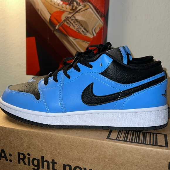 Jordan Other - SALE! Blue and black Jordan low 1